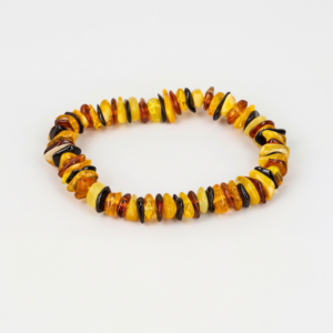 צמיד ענברים צבעוני