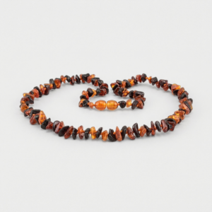 שרשרת ענבר בשני גוונים